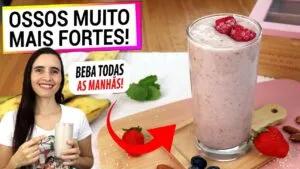 BEBA TODAS AS MANHÃS PARA OSSOS MAIS FORTES! RICA EM CÁLCIO, SEM LACTOSE E VEGANA, TE CONTO O SEGRED