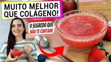 MUITO MELHOR QUE GELATINA! ESTE SEGREDO NINGUÉM TE CONTA SOBRE O COLÁGENO! DESCUBRA ESTA RECEITA!
