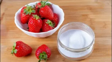 Misture MORANGO e GELATINA e vai AMAR! Fácil, LOW CARB, PROTEICA, SEM GORDURA e Saudável - Rápida!