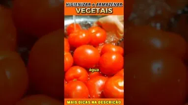 Como Higienizar e Armazenar Vegetais