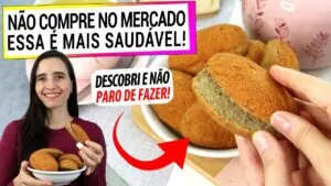 DESCOBRI ESTA RECEITA PRA TROCAR O PÃO E NÃO COMPREI MAIS NO MERCADO! MUITO MAIS SAUDÁVEL!