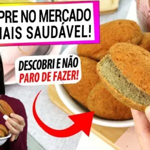DESCOBRI ESTA RECEITA PRA TROCAR O PÃO E NÃO COMPREI MAIS NO MERCADO! MUITO MAIS SAUDÁVEL!