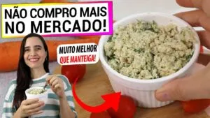 MUITO MELHOR QUE MANTEIGA! NÃO COMPRE NO MERCADO! TEM MAIS CÁLCIO E É SAUDÁVEL DE VERDADE!