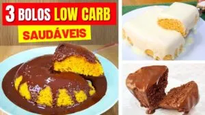 3 Receitas de BOLO LOW CARB de 5 MINUTOS - SEM AÇÚCAR e TRIGO, Rápido, Fácil, Barato e Saudável 🍰