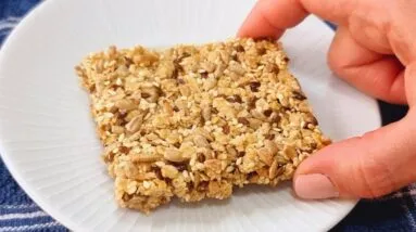 SUBSTITUA O PÃO! Delícia RICA EM FIBRAS E PROTEÍNAS, SEM FARINHA, Fácil e Rápida (Vegana)