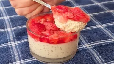 CAFÉ DA MANHÃ PERFEITO!  Delícia SEM AÇÚCAR, Mais FIBRAS, Fácil, Rápido, Barato e Saudável