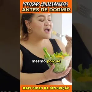 PIORES ALIMENTOS para DIABÉTICO Comer ANTES DE DORMIR!