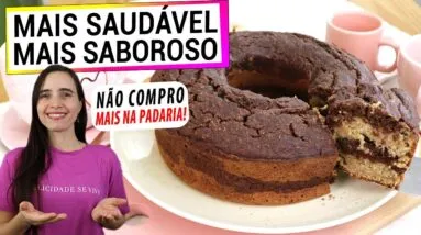 NÃO COMPRO MAIS NA PADARIA DEPOIS QUE APRENDI ESTA RECEITA SAUDÁVEL! NÃO PARO DE FAZER DE TÃO DELICI