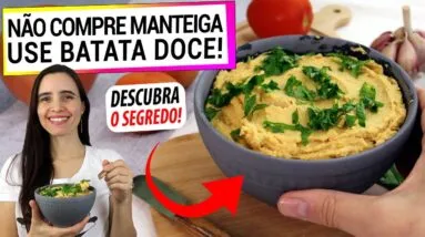 MUITO MELHOR QUE MANTEIGA, APRENDI ESTA RECEITA E NÃO PARO DE FAZER! MAIS SAUDÁVEL, NÃO COMPRE NO ME