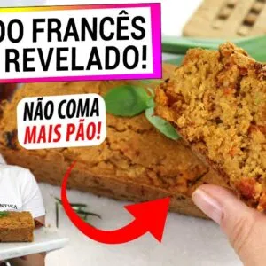 ESTE É SEGREDO FRANCÊS PRA TROCAR O PÃO! DESCOBRI E NÃO PARO DE FAZER! SEM GLÚTEN, VEGANO!