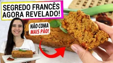 ESTE É SEGREDO FRANCÊS PRA TROCAR O PÃO! DESCOBRI E NÃO PARO DE FAZER! SEM GLÚTEN, VEGANO!