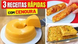 3 Receitas com Cenoura SAUDÁVEIS, FÁCEIS, RÁPIDAS e Versáteis - SEM TRIGO E AÇÚCAR - Deliciosas!