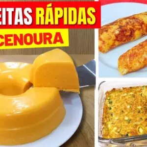 3 Receitas com Cenoura SAUDÁVEIS, FÁCEIS, RÁPIDAS e Versáteis - SEM TRIGO E AÇÚCAR - Deliciosas!