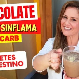 Chocolate Quente LOW CARB e ANTI-INFLAMATÓRIO, sabor PÃO DE MEL! Sem Açúcar e Leite, Poucas Calorias