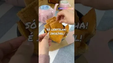 Parei com o glúten depois dessa receita. É facil e substitui perfeitamente o pão.