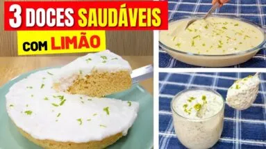 3 Delícias de LIMÃO que Ninguém Acredita que são LOW CARB! SEM AÇÚCAR, SEM TRIGO, SEM GLÚTEN