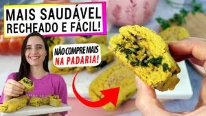 Fácil e recheada! TROQUE O PÃO POR ESTA RECEITA SAUDÁVEL DELICIOSA! Vegana e sem glúten.