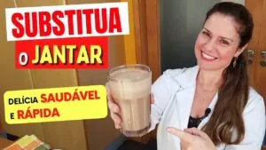 SUBSTITUA O JANTAR! Super CREMOSO E SAUDÁVEL, com Poucos Ingredientes (+ Fibras e Proteínas)