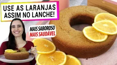 Comece a usar as laranjas assim no lanche! É fácil, fica uma delícia e é super saudável.