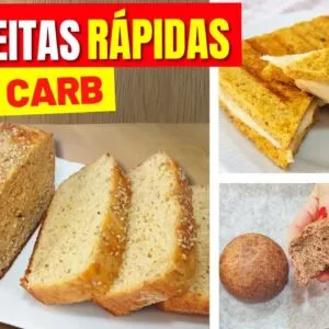 3 PÃES PARA DIABETES - LOW CARB, Rápidos, Deliciosos, Baratos, Fáceis e Saudáveis
