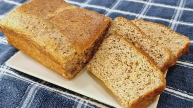 PÃO para DIABETES Fácil e Rápido - LOW CARB, RICO EM FIBRAS e Delicioso (Super Saudável e Fofinho)