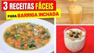 3 Receitas para INTESTINO PRESO e BARRIGA INCHADA - Contra Constipação! (RICAS EM FIBRAS)