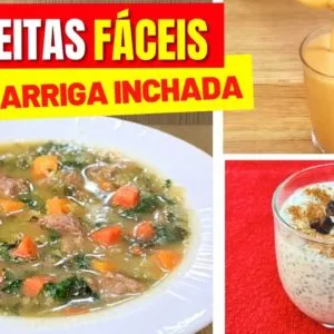 3 Receitas para INTESTINO PRESO e BARRIGA INCHADA - Contra Constipação! (RICAS EM FIBRAS)