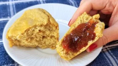 NÃO COMA PÃO! Só 3 MIN, SEM TRIGO E AÇÚCAR e RICO EM PROTEÍNAS - Fica Perfeito!