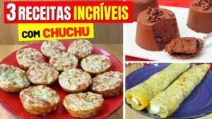 CHUCHU COMO VOCÊ NUNCA VIU! 3 Ideias Leves, Sem Trigo e Perfeitas pro Dia a Dia