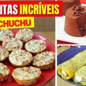 CHUCHU COMO VOCÊ NUNCA VIU! 3 Ideias Leves, Sem Trigo e Perfeitas pro Dia a Dia