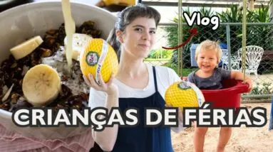 TEM CRIANÇAS DE FÉRIAS? Receitas divertidas que NINGUÉM vai recusar! | Vlog com Receitas