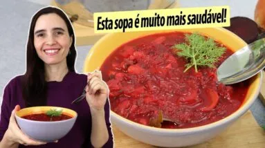 A beterraba assim surpreende todo mundo! Fica mais saudável e é muito saborosa! Não paro de fazer!