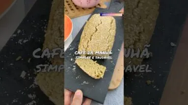 Parei com o glúten com esta receita! Café da manhã simples e saudável!