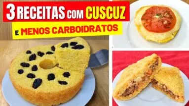 3 RECEITAS de CUSCUZ com MENOS CARBOIDRATOS – SIMPLES, SEM GLÚTEN e BARATAS
