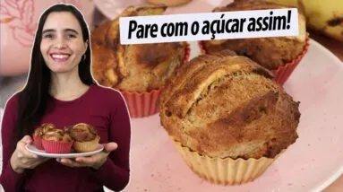 Parei com o açúcar depois que descobri este bolo de banana! Fácil, é saudável demais fazer assim!