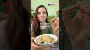 Biscoito LOW CARB muito fácil e rápido! Não coma pão!