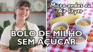BOLO DE MILHO PARA BEBÊS (e adultos) | Sem açúcar