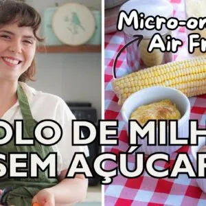 BOLO DE MILHO PARA BEBÊS (e adultos) | Sem açúcar