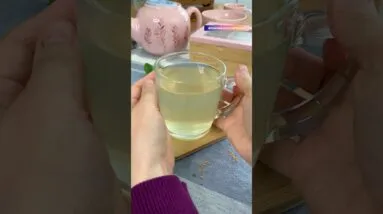 Faz bem para seu intestino! O melhor chá! Beba todas as manhãs!