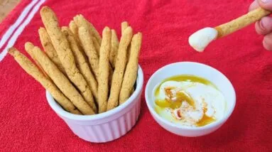 Palitinhos Crocantes Ricos em Proteína - SEM TRIGO, OVO e LEITE - Fácil, Rápido, Saudável e Gostoso