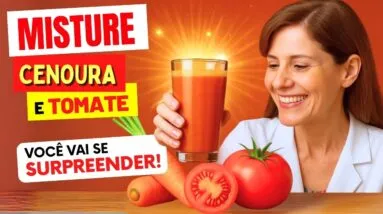 Suco de Cenoura + Tomate: A Bebida que Turbina Coração, Visão e Imunidade