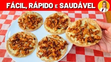 Massa de 2 INGREDIENTES e LOW CARB - SEM TRIGO, LEITE E OVO! - Fácil, Rápido e Saudável
