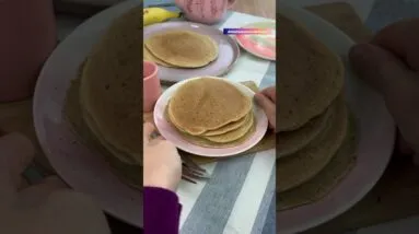 Melhor panqueca para seu intestino. Saudável, fácil, beneficia sua microbiota intestinal