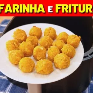 Só 4 INGREDIENTES, SEM FARINHA e SEM FRITURA! Delicioso, Fácil e Saudável (Sem Glúten e Ovo)