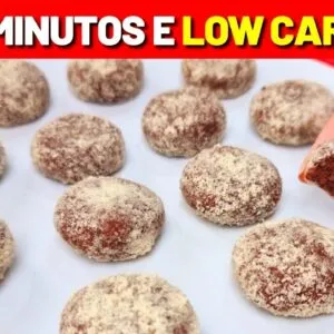 Só 2 MIN, 4 INGREDIENTES e LOW CARB - Sem Fogo, Sem Açúcar, Rápida, Fácil e Deliciosa
