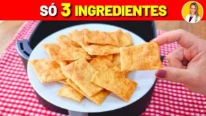 Bolacha de Proteínas na AIR FRYER - ZERO CARBOIDRATOS, SEM TRIGO, LEITE E GORDURA - 3 INGREDIENTES.