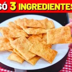 Bolacha de Proteínas na AIR FRYER - ZERO CARBOIDRATOS, SEM TRIGO, LEITE E GORDURA - 3 INGREDIENTES.