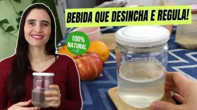 A MELHOR BEBIDA PROBIÓTICA PARA SEU INTESTINO! A MAIS FÁCIL! Só 2 ingredientes, MELHOR QUE IOGURTE!