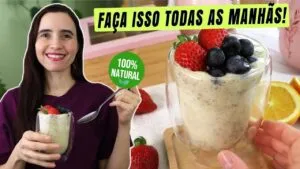 Melhor café da manhã fácil para um intestino saudável! Descubra como é simples de fazer!
