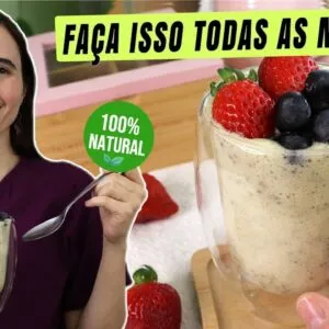 Melhor café da manhã fácil para um intestino saudável! Descubra como é simples de fazer!